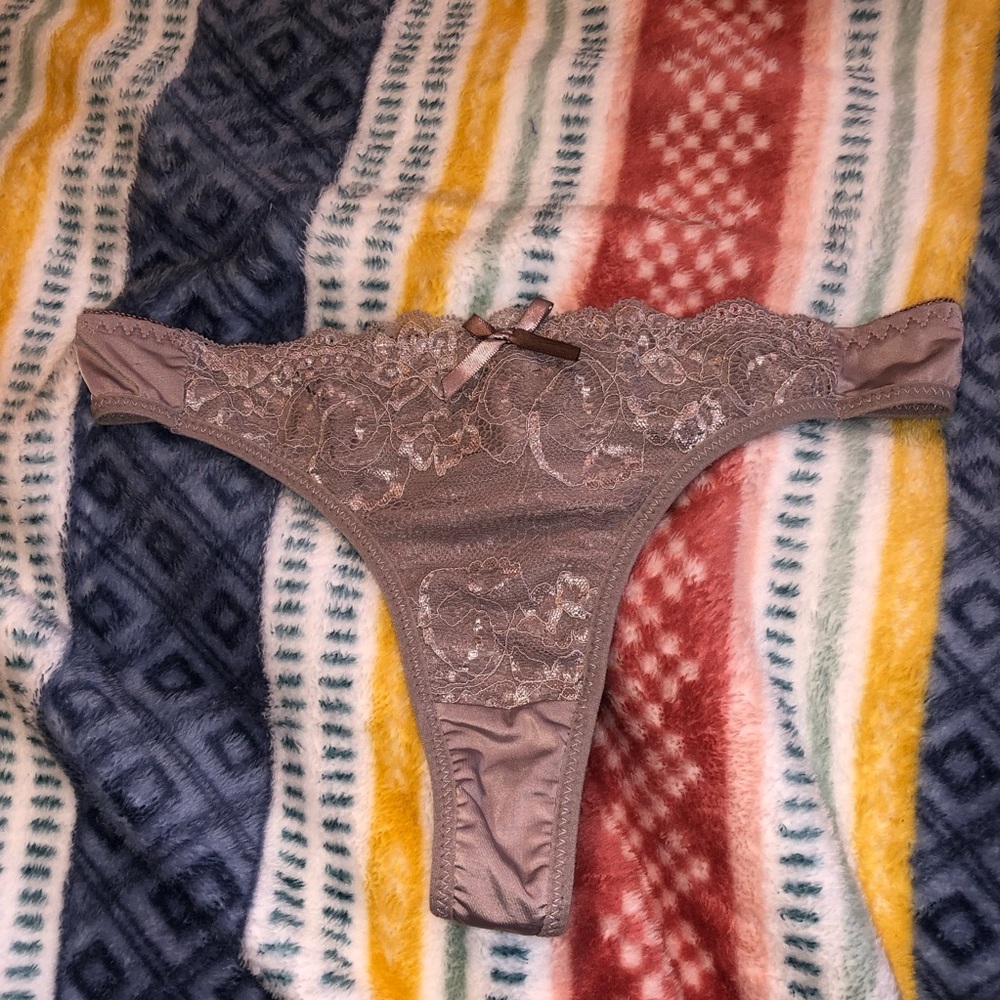 nude lace thongs